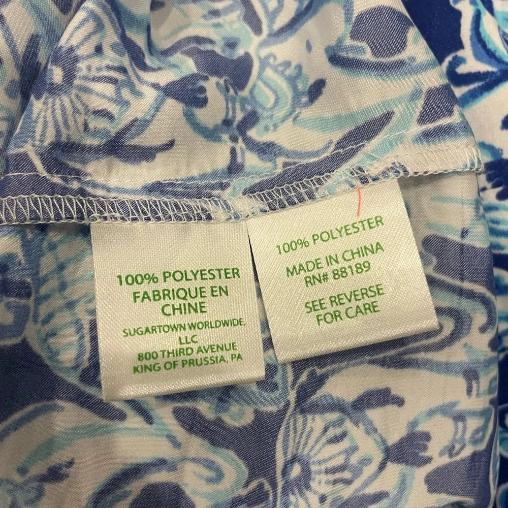 Lilly Pulitzer Celyn Elephant Print Romper 0 - Picture 7 of 10